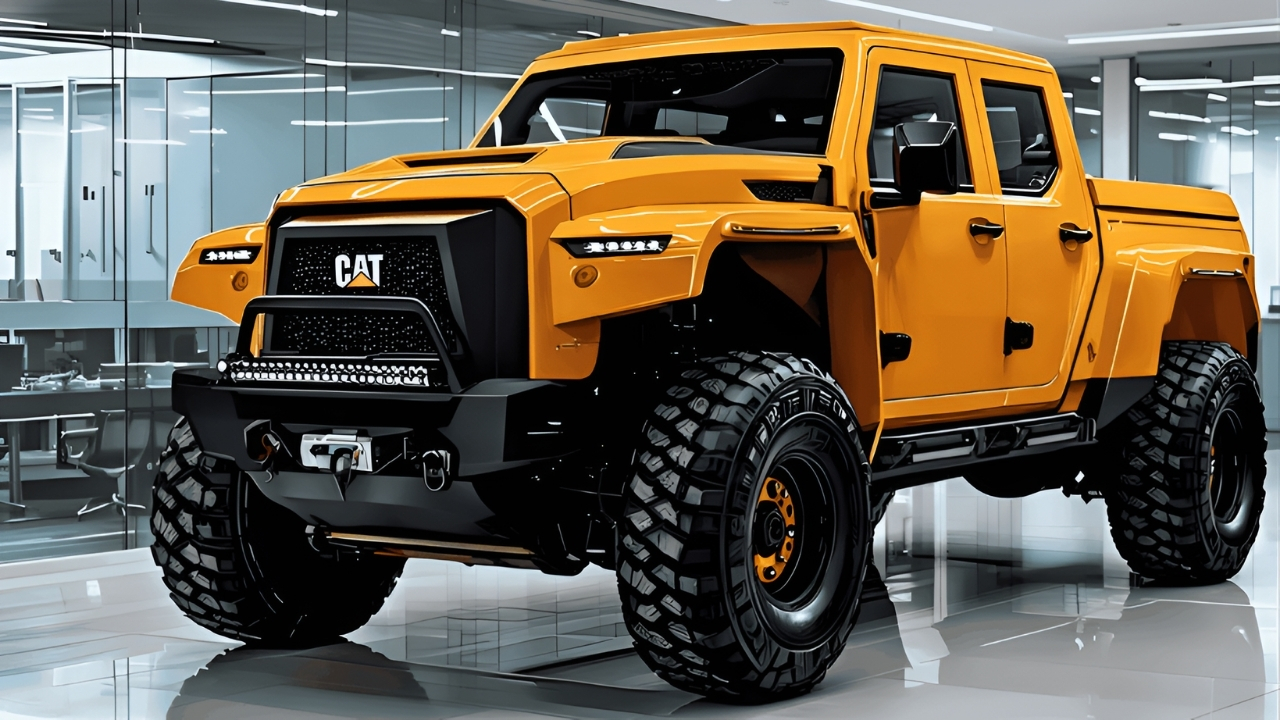 Caterpillar Pickup 2026: fuerza industrial y diseño innovador para dominar cualquier terreno